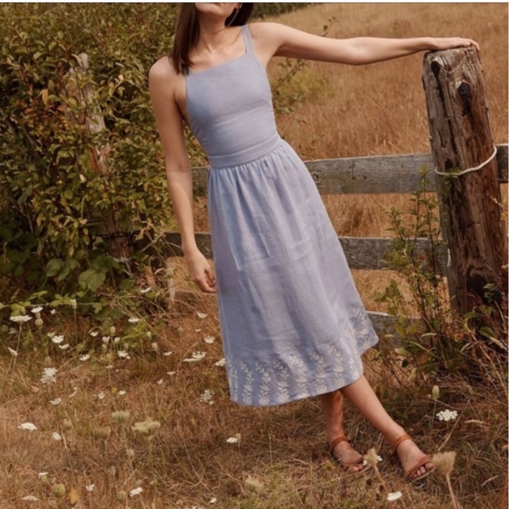 Christy Dawn Gretchen Dress in Periwinkle Size Small